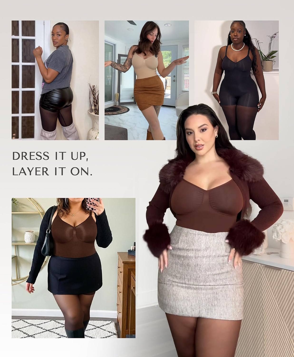 SHAPELLX 4-in-1 Tummy Control Bodysuit — image 4