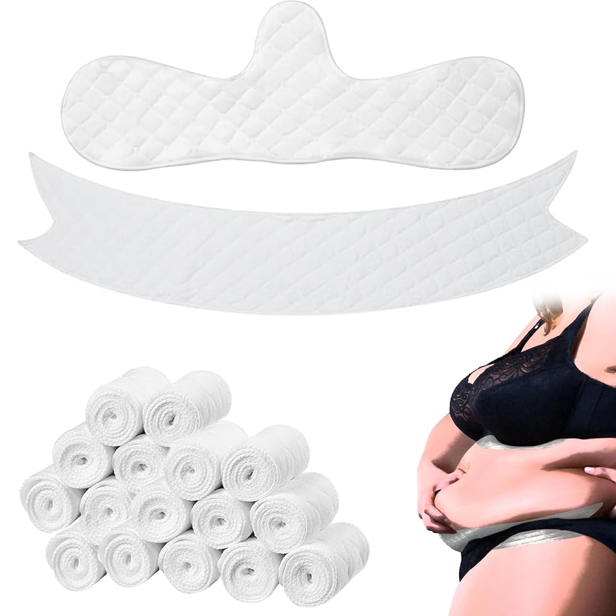 Nexstron 16-Pack Reusable Cotton Sweat Liners — image 2