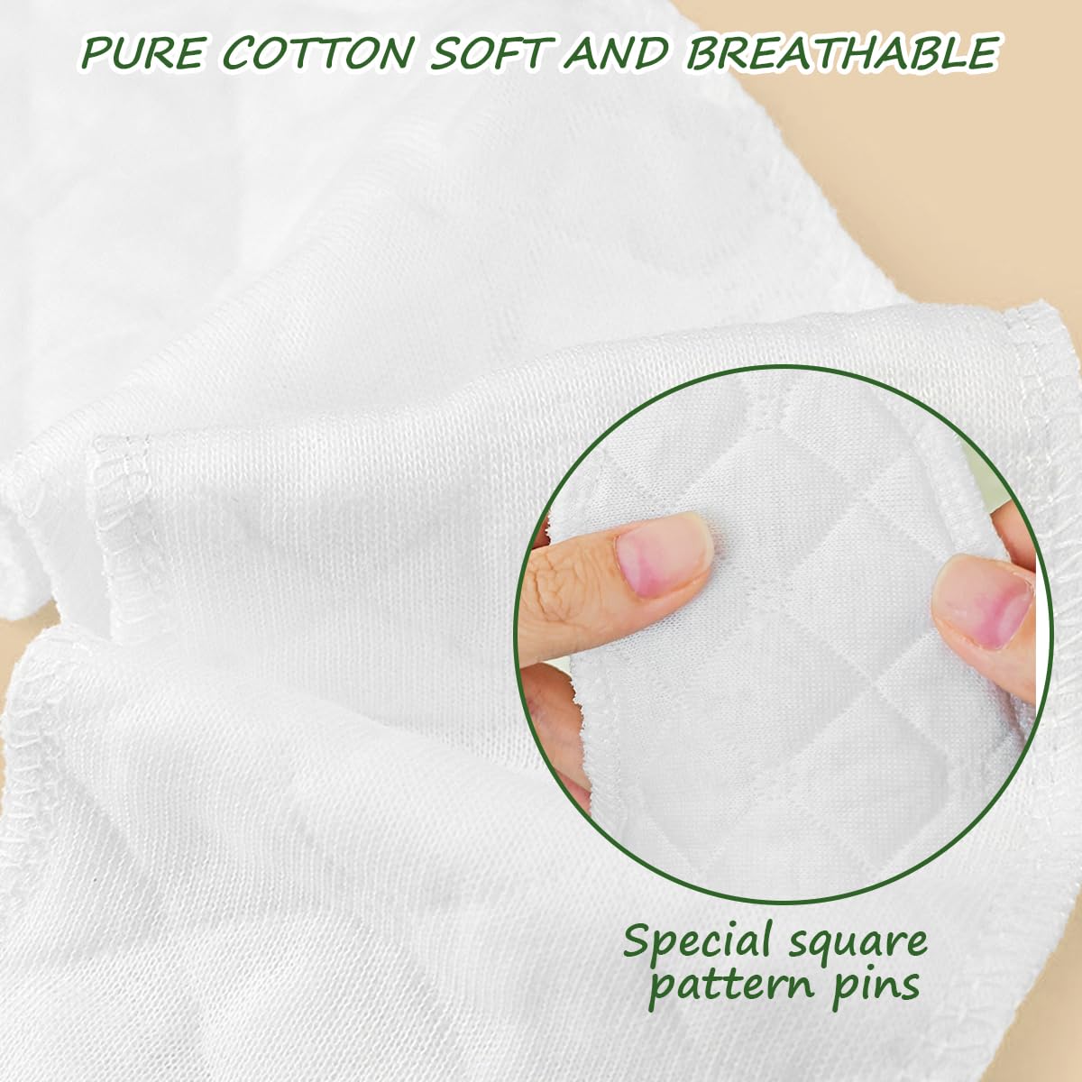 Nexstron 16-Pack Reusable Cotton Sweat Liners — image 4