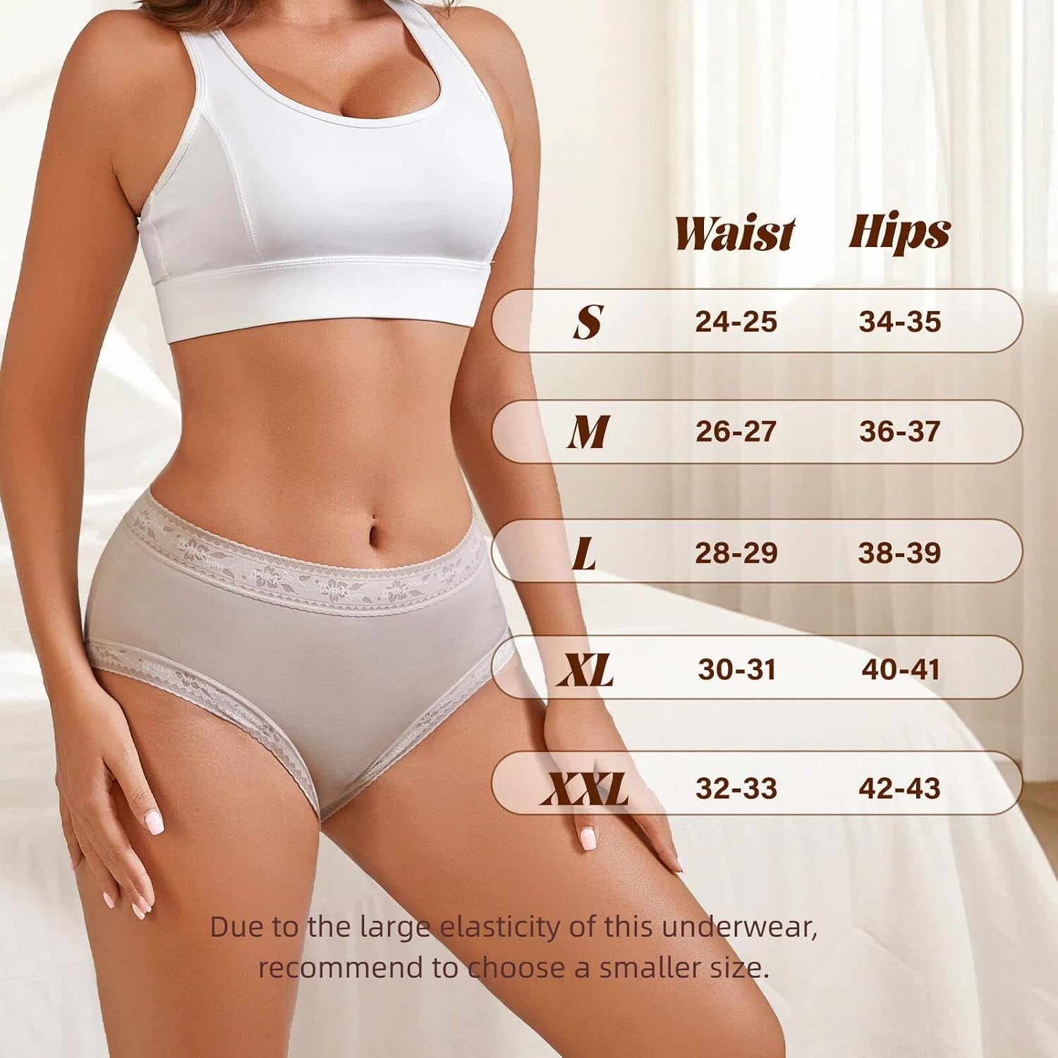 Cozytoday Seamless Lace Bikini Panties 6-Pack — image 7