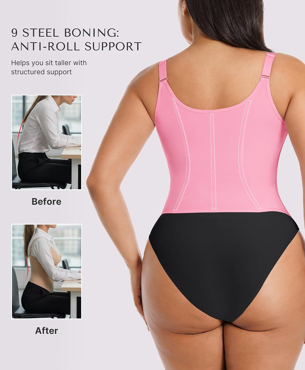 SHAPELLX Zipper Corset Top for Women — image 6