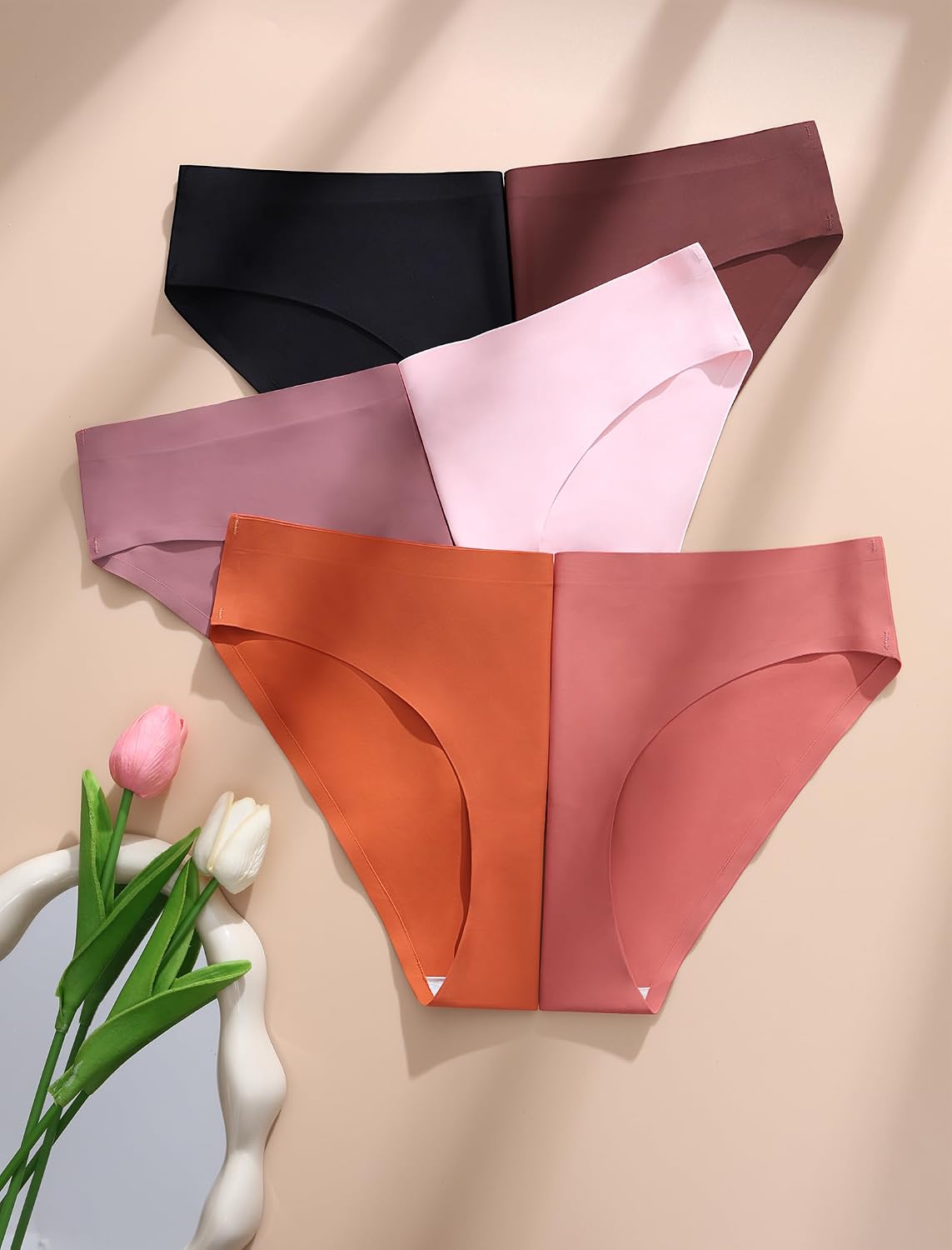 Seamless No Show Bikini Panties 6-Pack — image 5