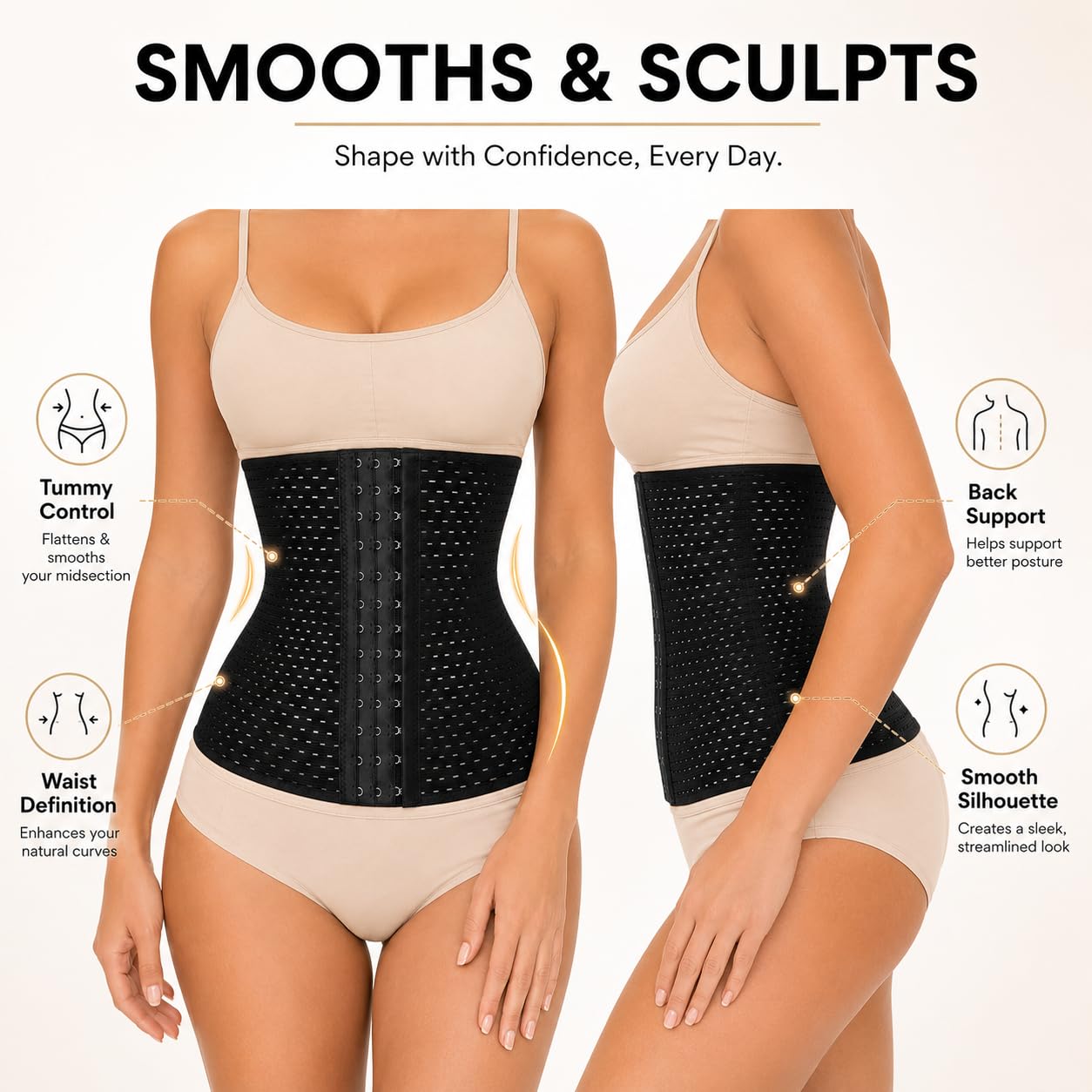 SAYFUT Women's Waist Cincher Shaper Belt — image 3