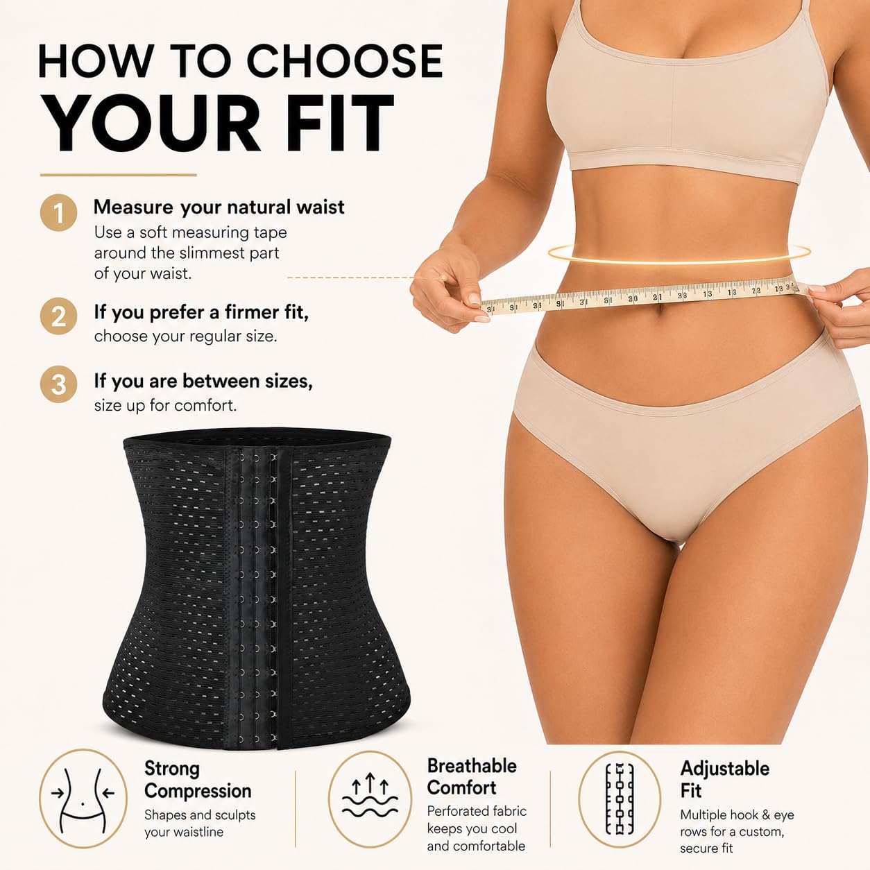 SAYFUT Women's Waist Cincher Shaper Belt — image 7