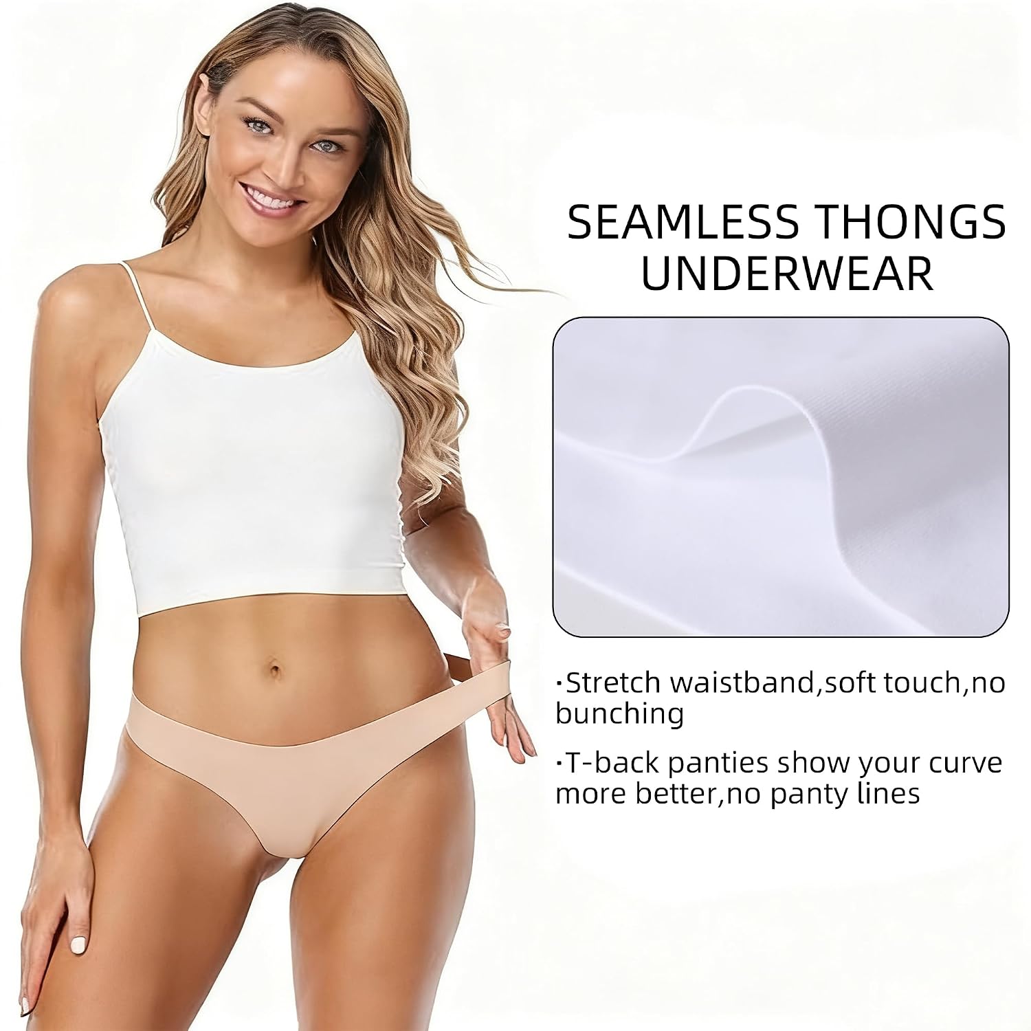 Airxylit 6-Pack Seamless Thongs for Women — image 6