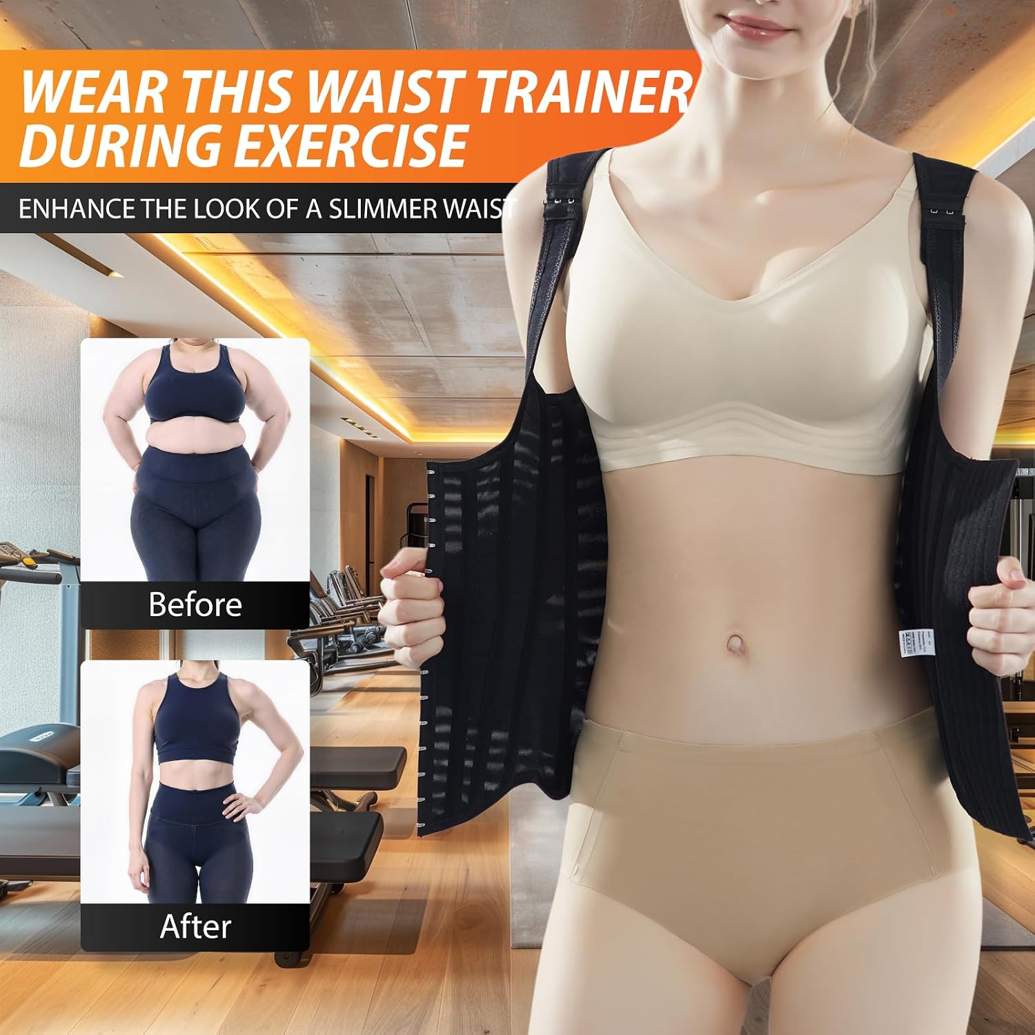 CATMATE Women's Waist Training Corset — image 2
