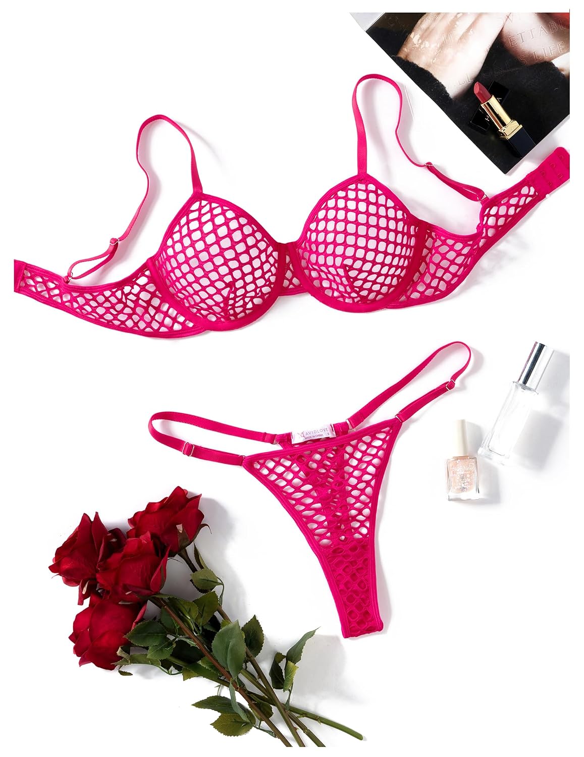 Avidlove Fishnet Lingerie Set for Women — image 7