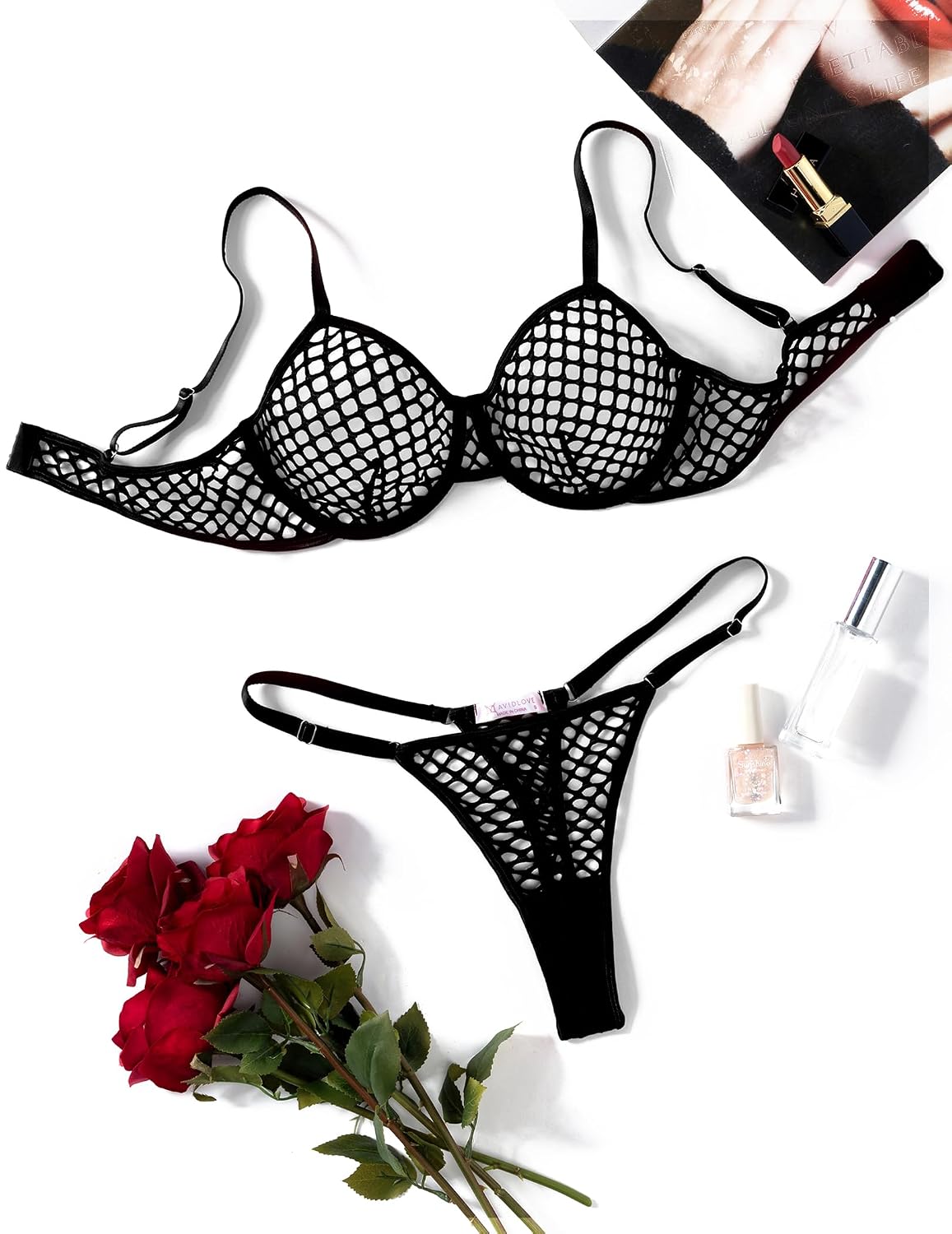 Avidlove Fishnet Lingerie Set for Women — image 11