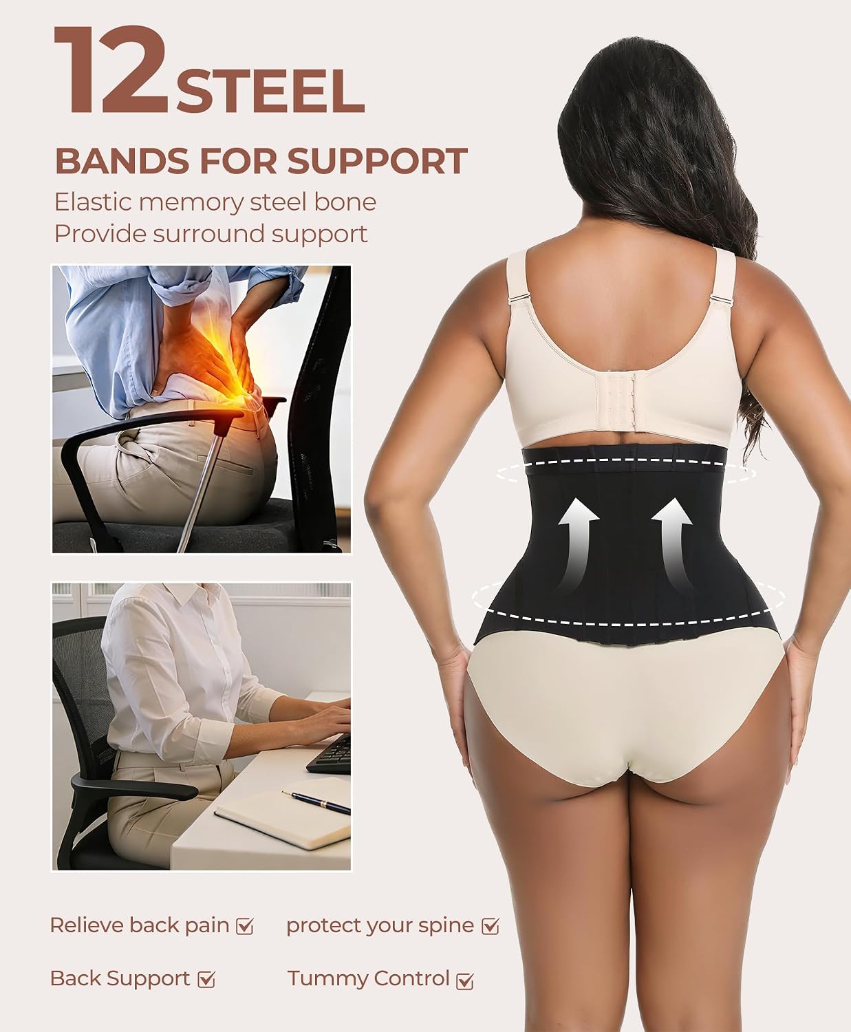 Voxshe Waist Trainer Cincher for Women — image 3