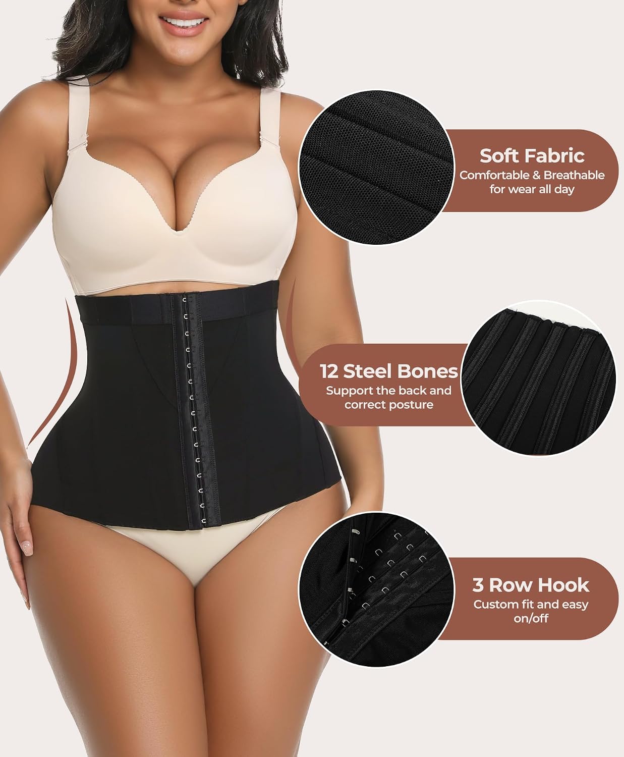 Voxshe Waist Trainer Cincher for Women — image 5