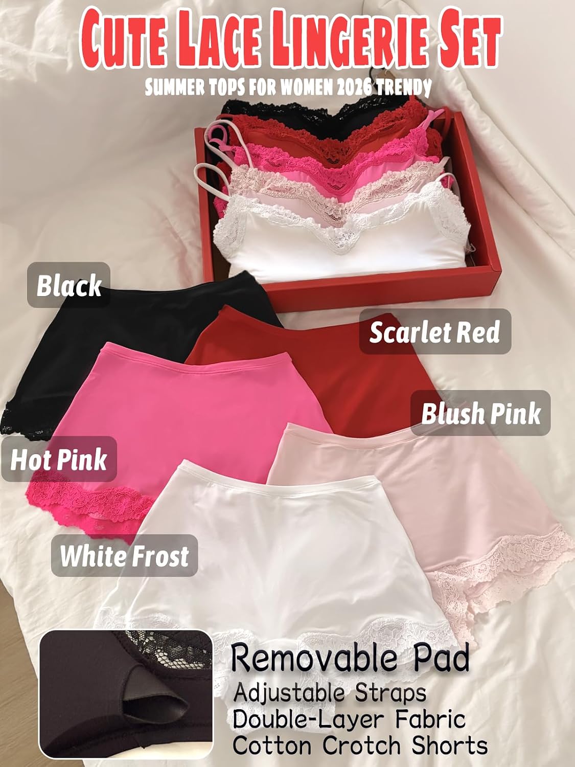 Starrylion 2-Piece Lace Lingerie Set — image 2