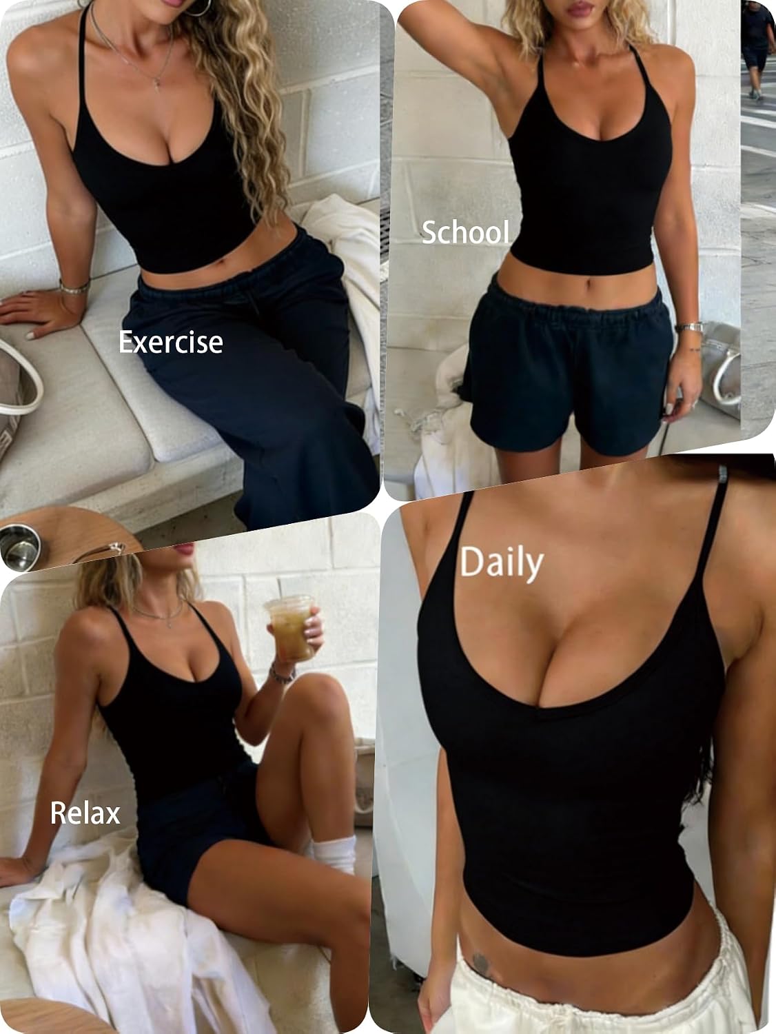 Danysu Padded Racerback Tank Top for Women — image 5
