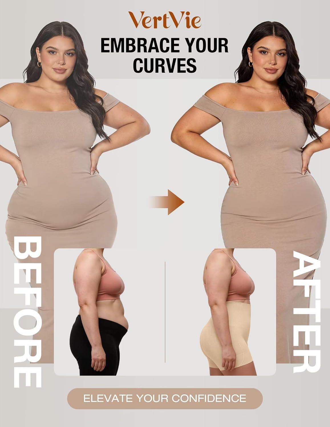 Vertvie Tummy Control Shapewear Shorts — image 5