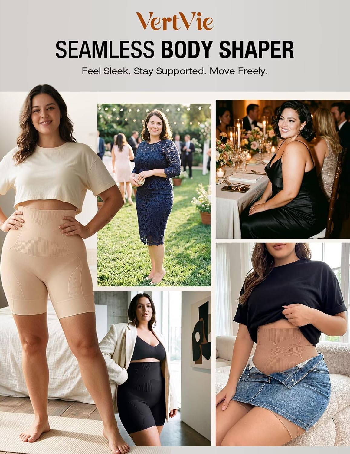 Vertvie Tummy Control Shapewear Shorts — image 6