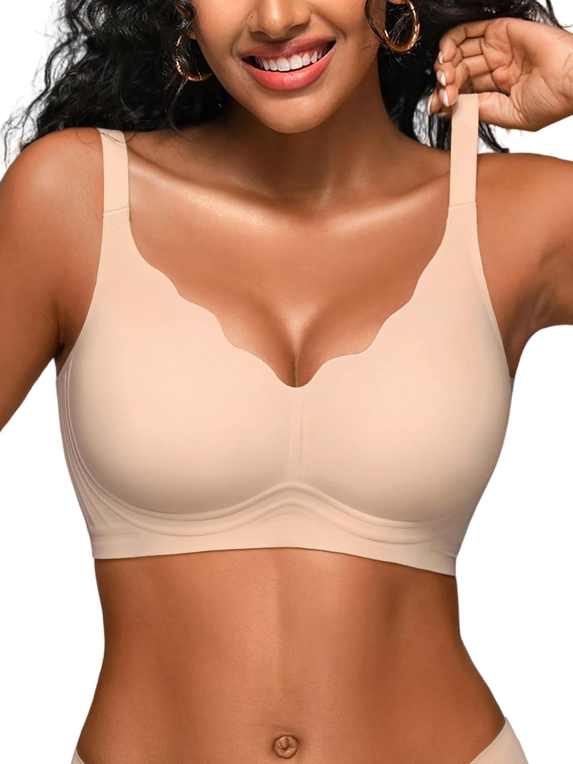 Cuteio Women's Wireless Seamless Jelly Bralette