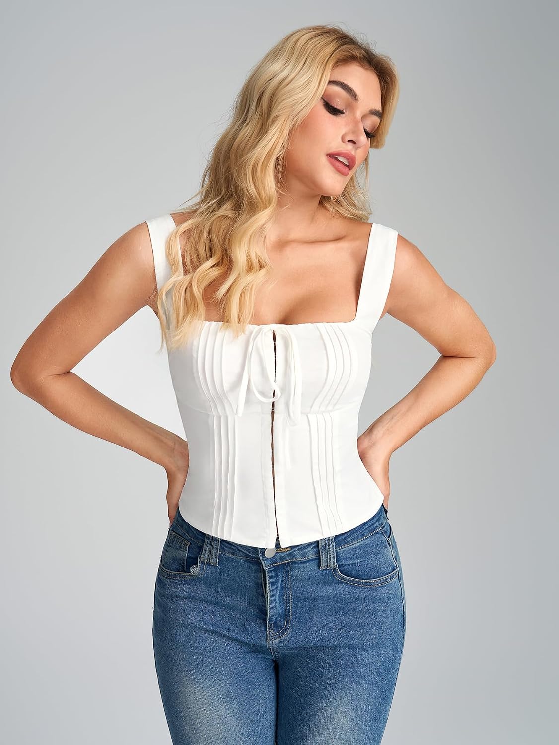 KUTUMAI Floral Corset Crop Top — image 5
