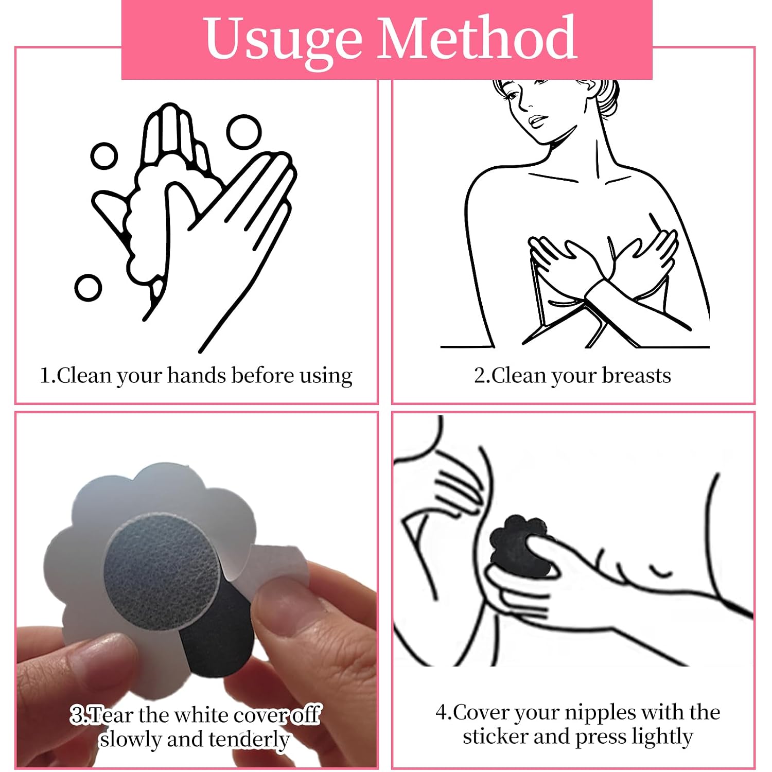 XusEmydinal Disposable Invisible Nipple Covers — image 3