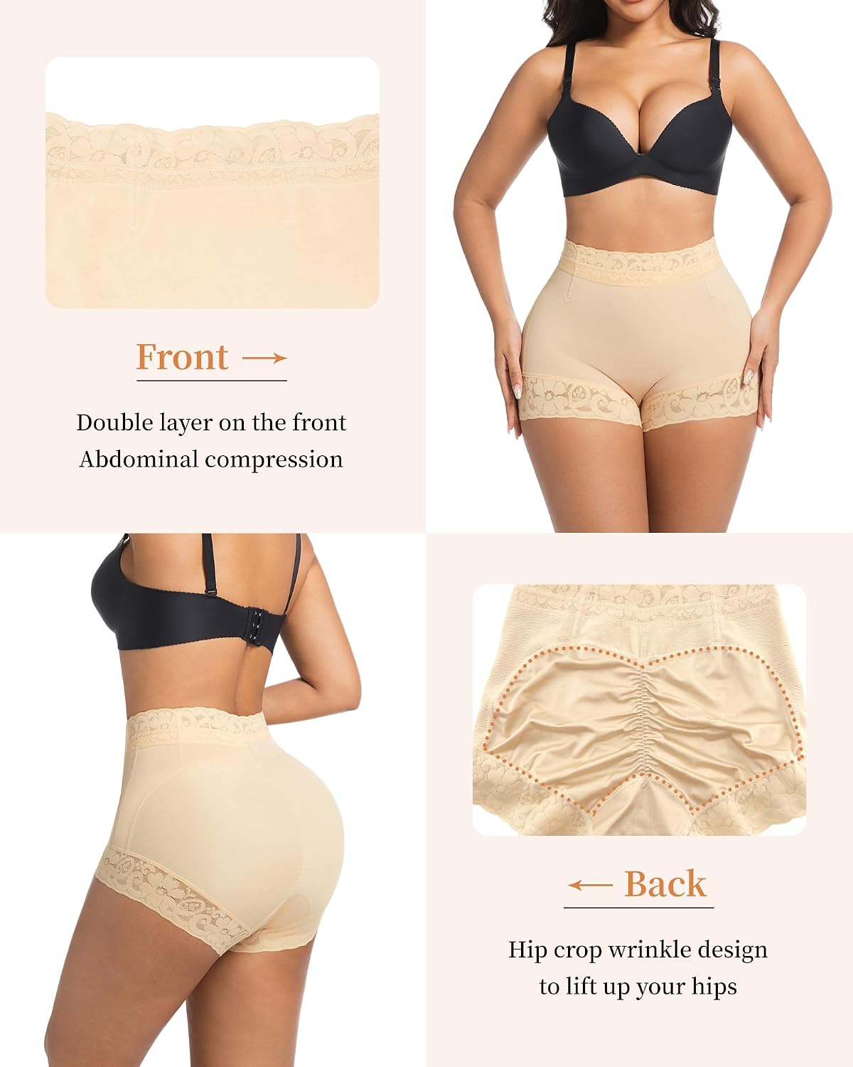 Stoto Butt Lifting Shapewear Shorts for Women — image 2