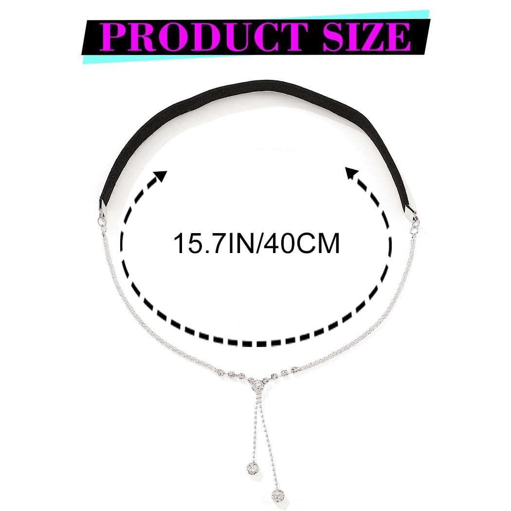 EVAZEN Crystal Rhinestone Garter for Women — image 4