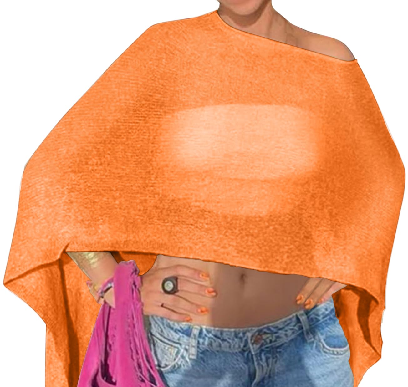 Vicarly Women's Poncho Shawl Beach Cover Up — image 12