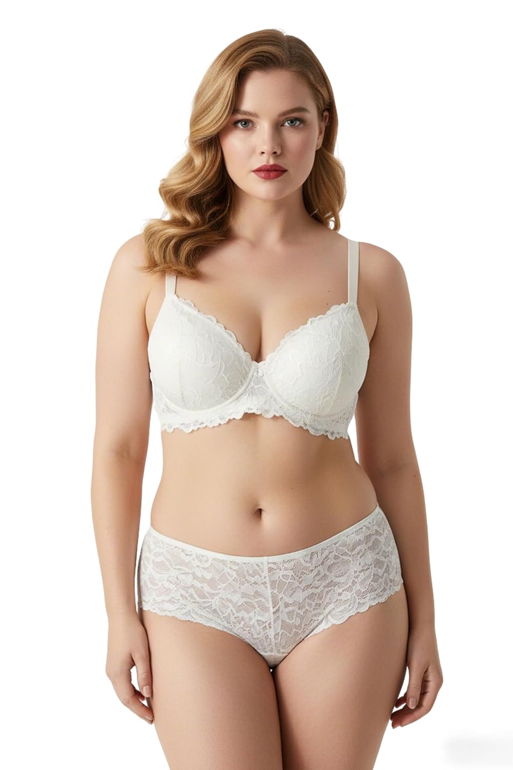 Dpizgic Women's 3-Pack Lace Padded Push-Up Bra — image 3