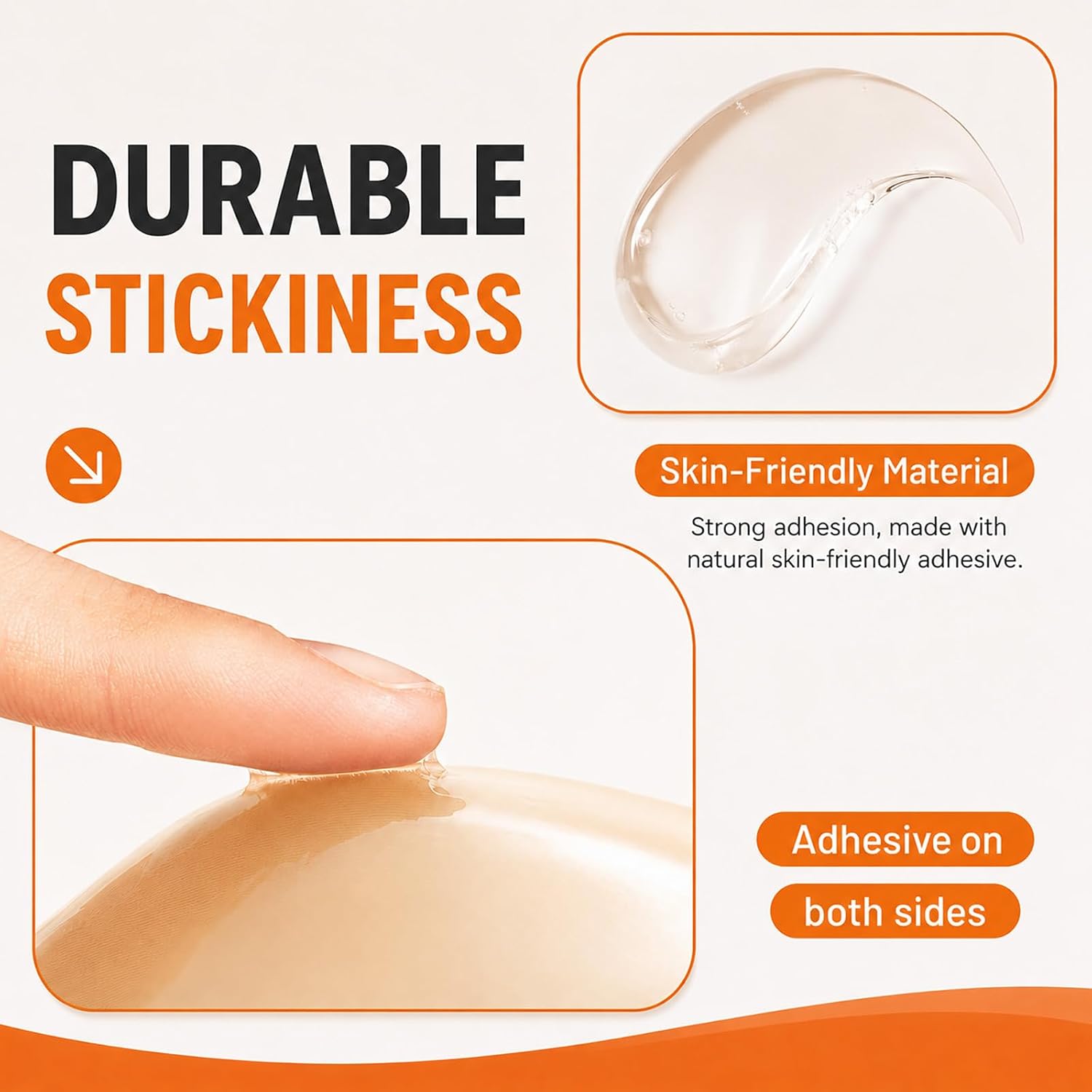 Reusable Sticky Bra Inserts Push Up Pads — image 6