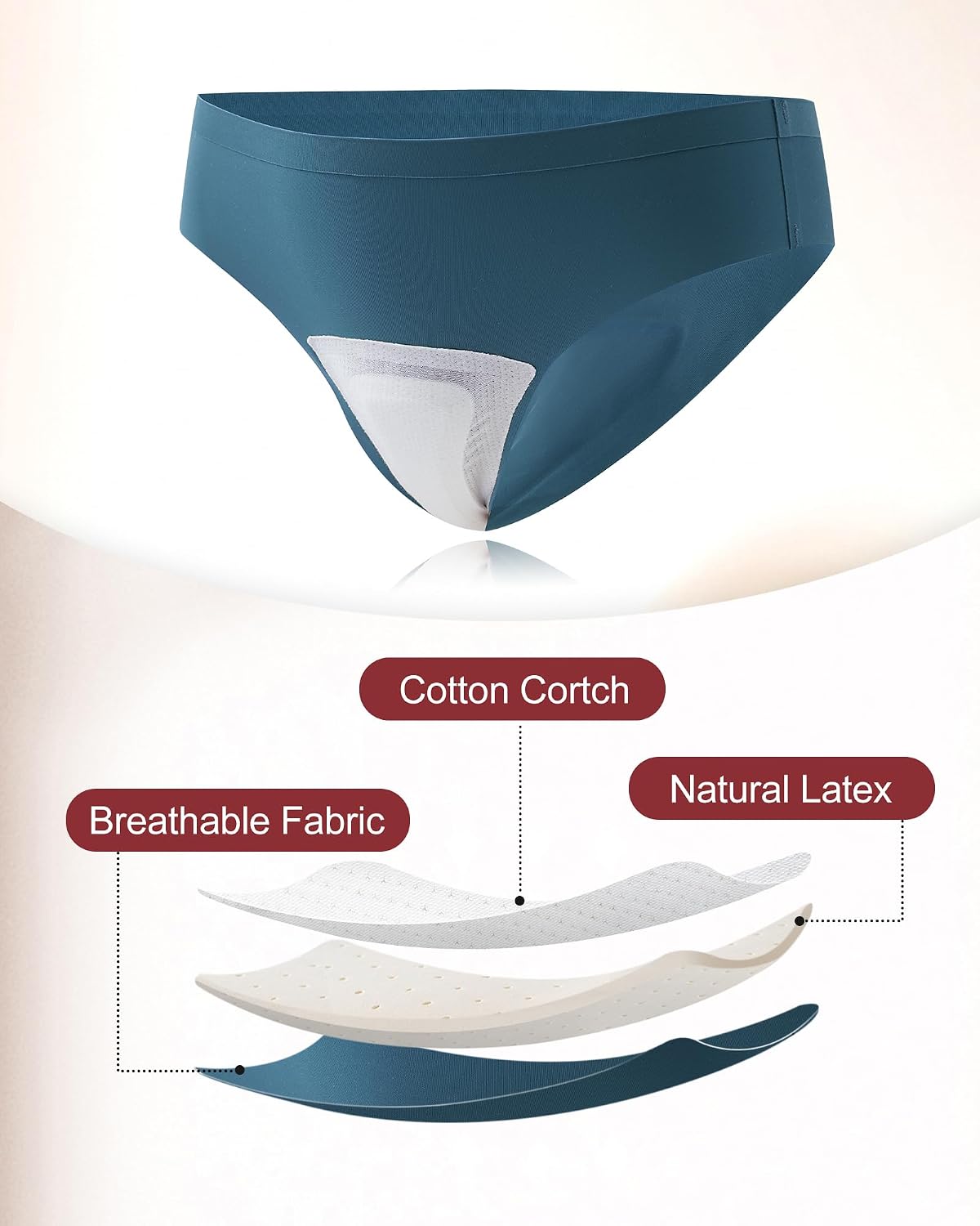 LEVAO 6-Pack Seamless Thong Underwear — image 5
