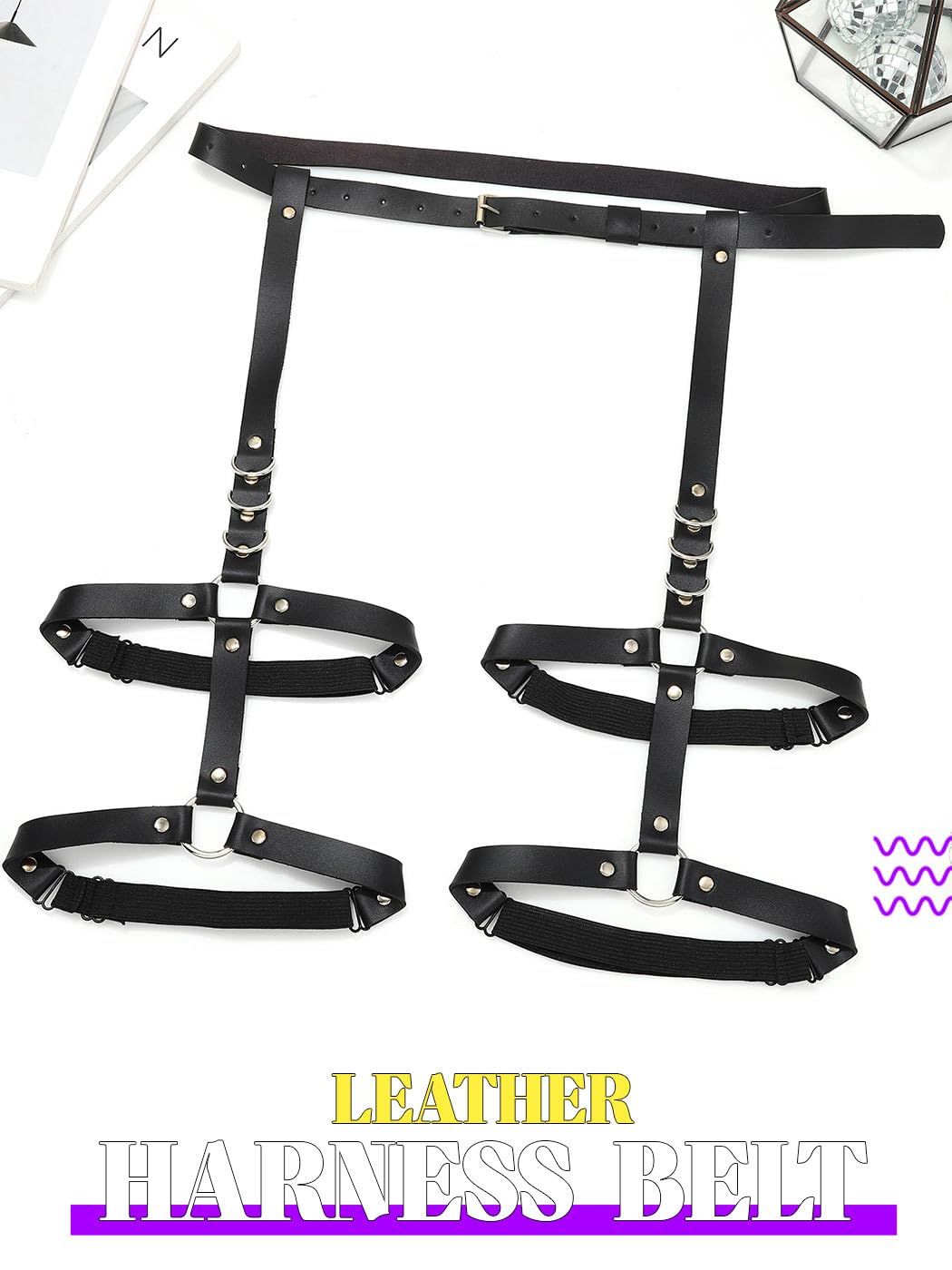 Yonamix Adjustable Leather Thigh Harness — image 2