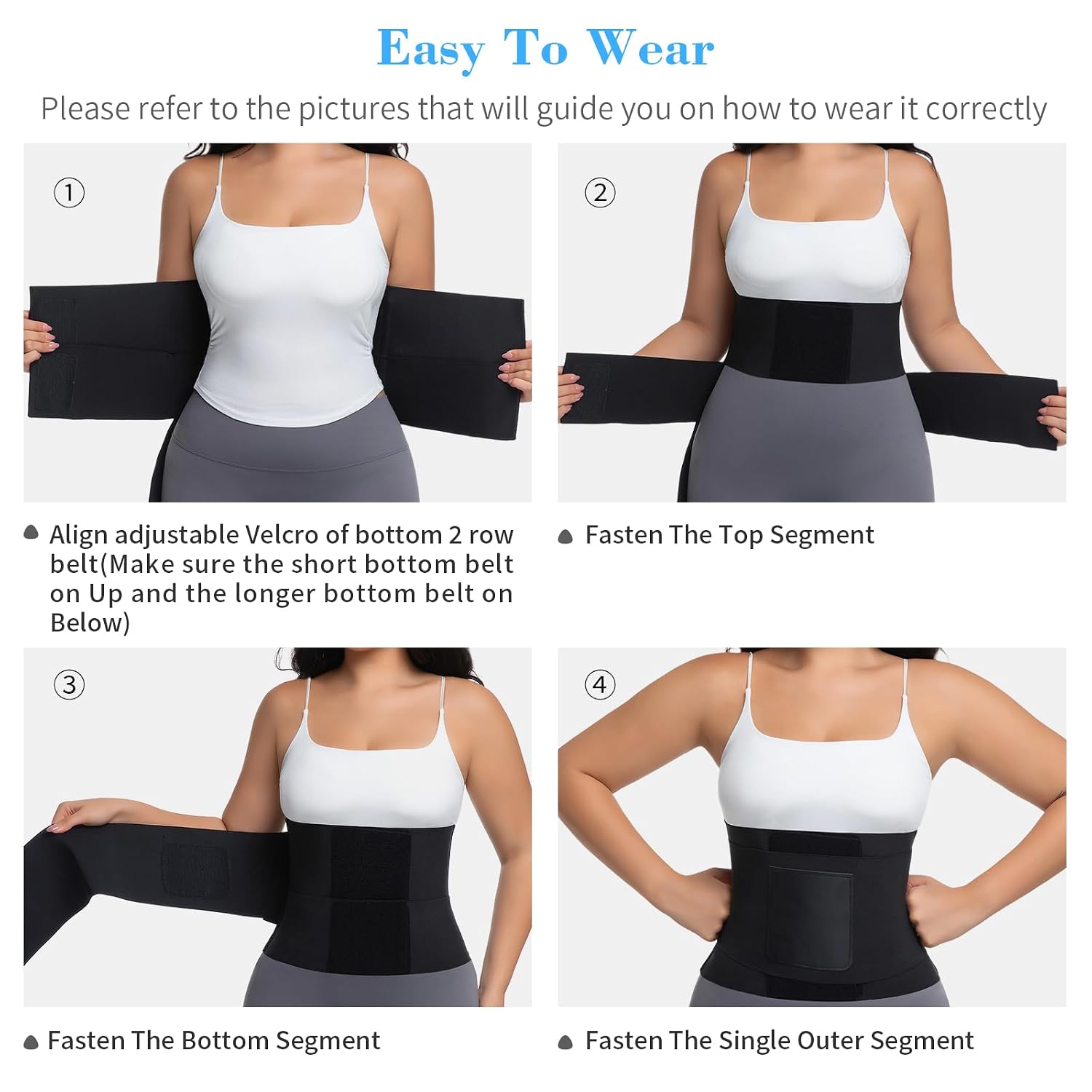 Wlitri Triple Wrap Waist Trainer Cincher Belt — image 6