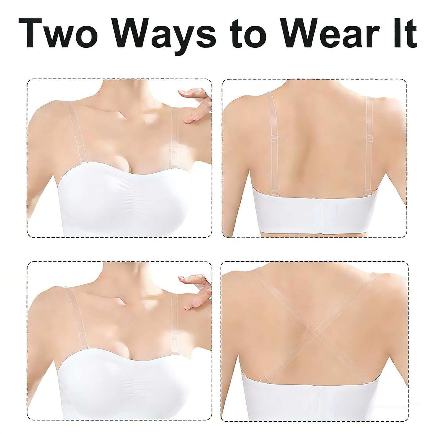 Liqqlex Adjustable Bra Strap Set for Women — image 5
