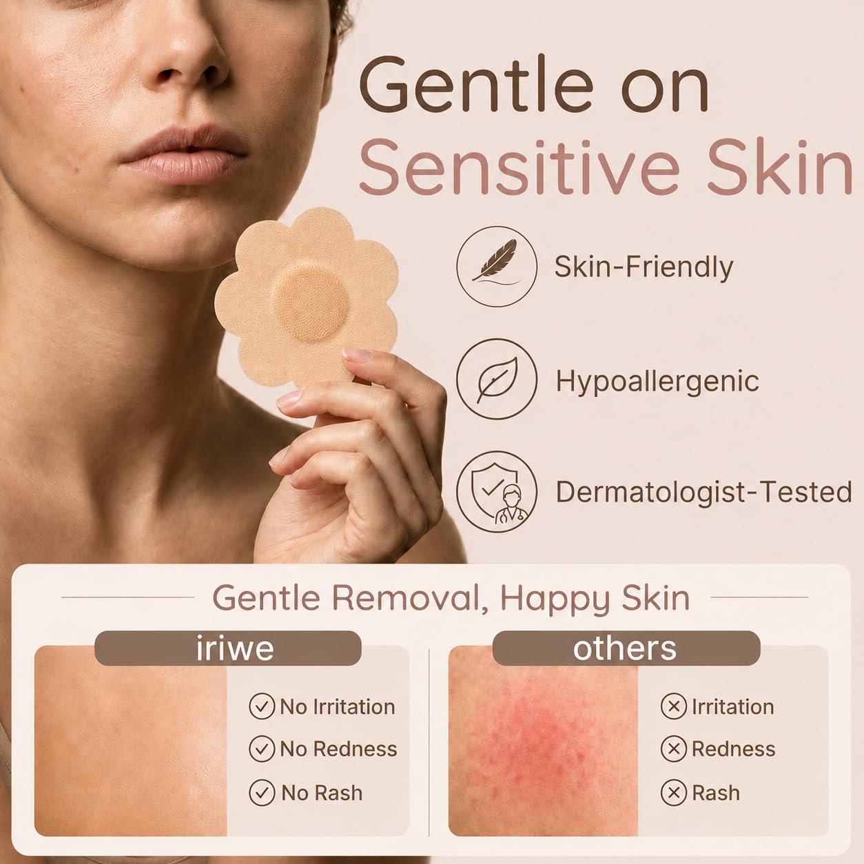 IRIWE Disposable Medical Grade Silicone Nipple Covers — image 5