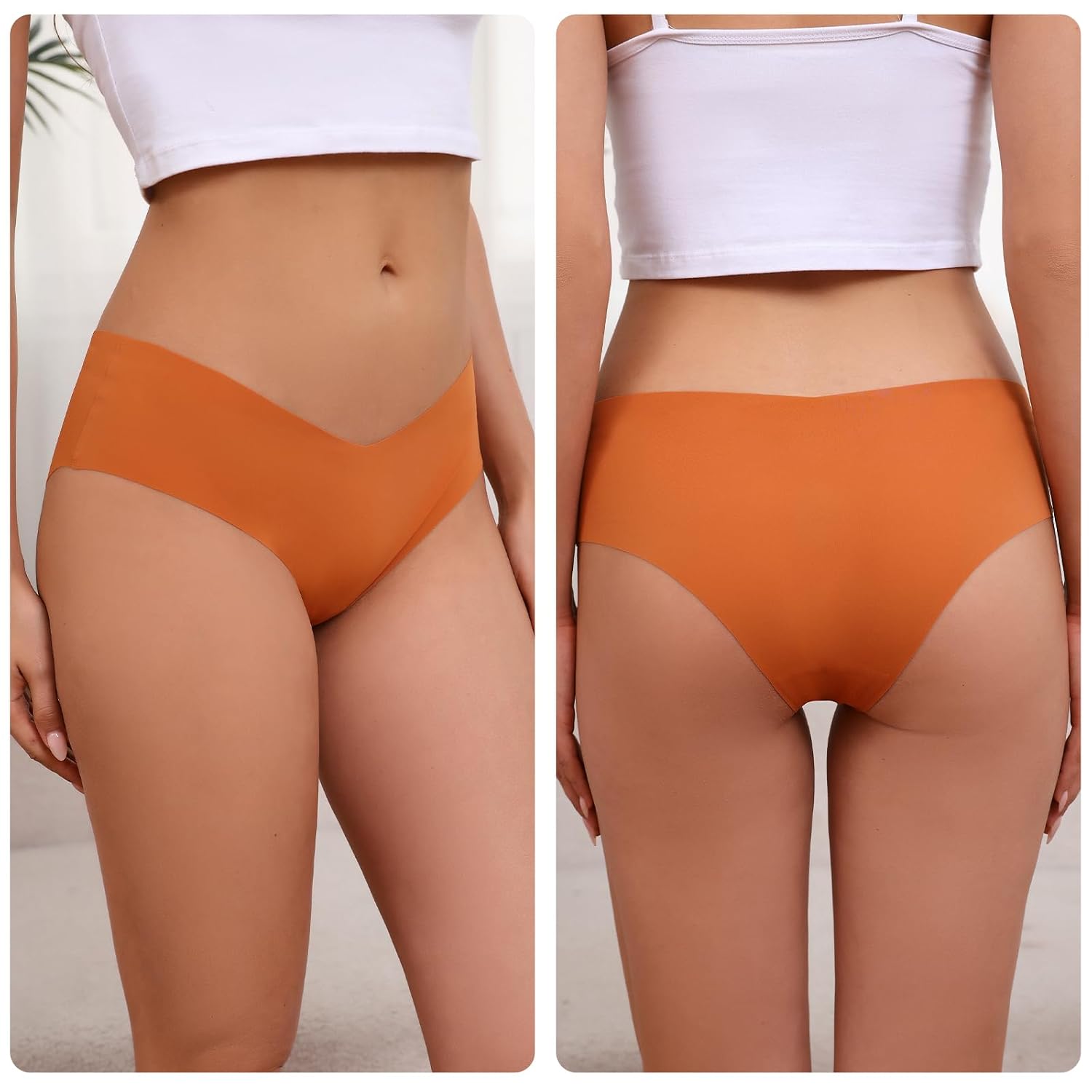 Atisek Seamless No Show Cheeky Bikini 6-Pack — image 2