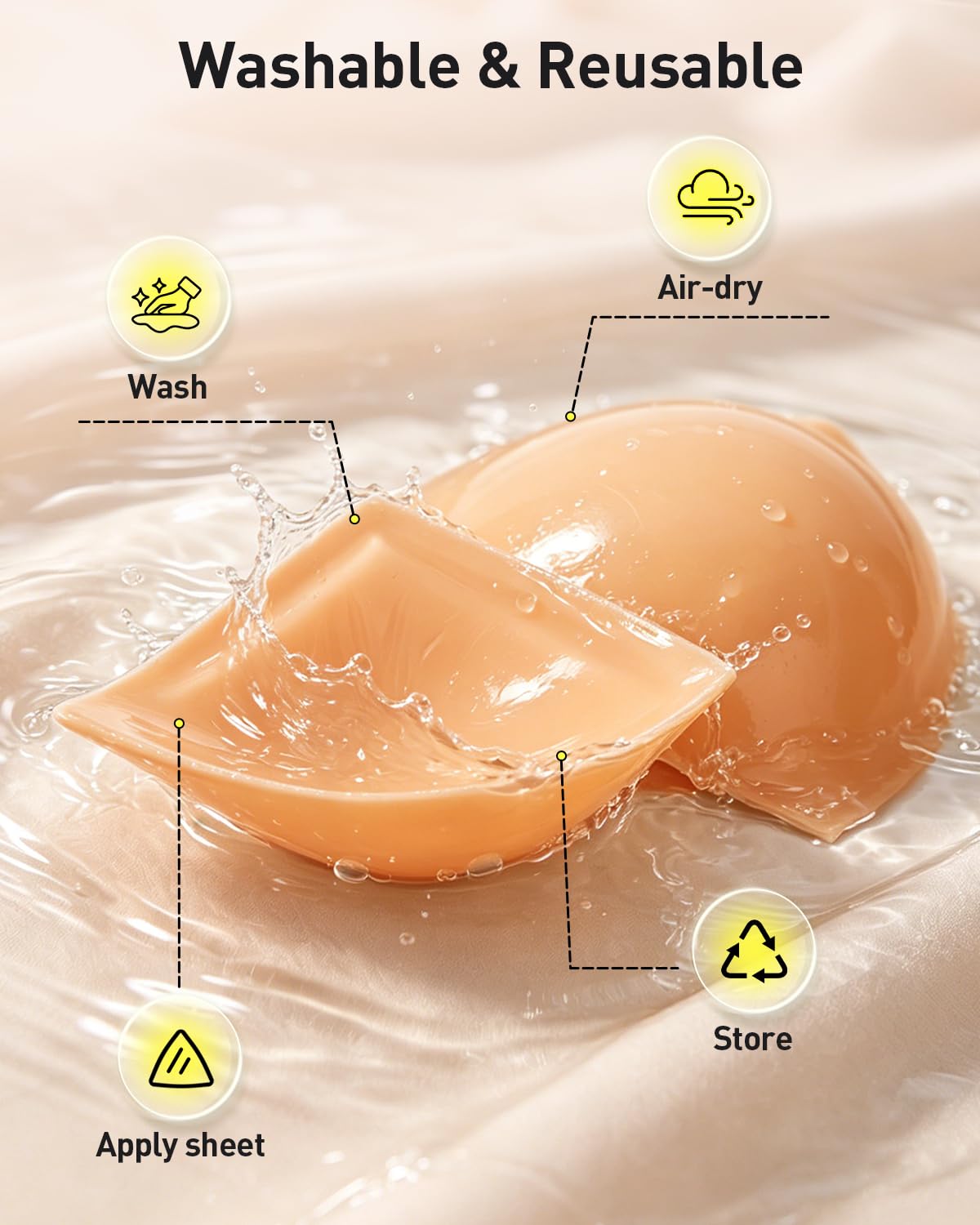 Niidor Double Sided Sticky Bra Inserts for D+ — image 4