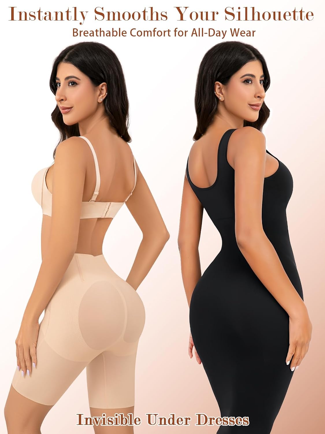 FluxFloe Seamless Mid-Waist Shapewear Shorts — image 2
