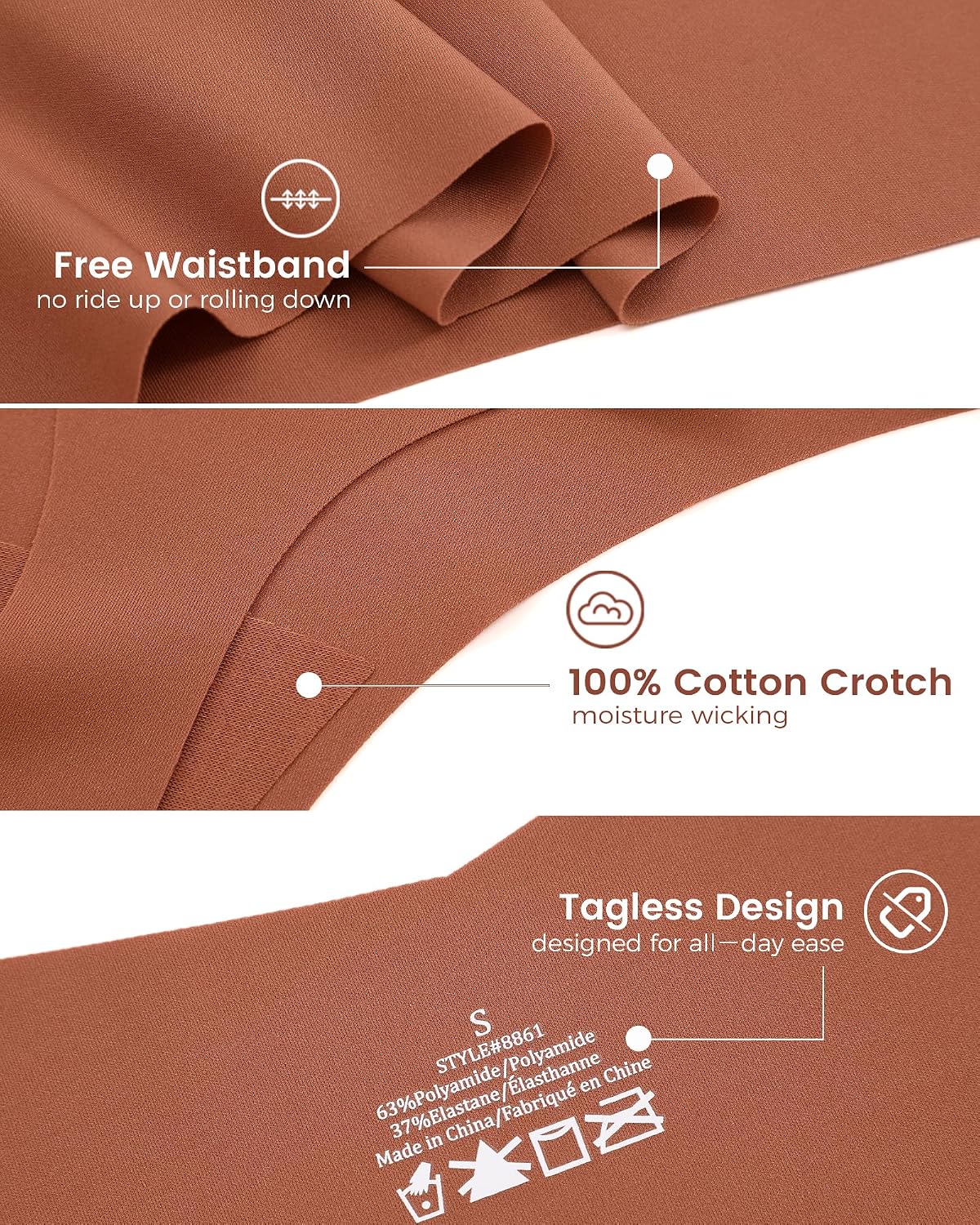 Take Talk 9-Pack Seamless Thong Panties — image 6