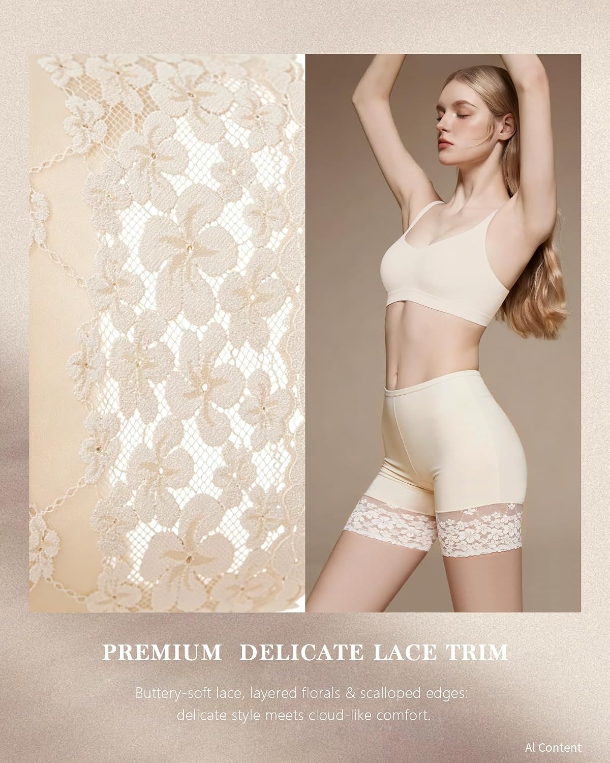 DailyCity Lace Slip Shorts for Women — image 6