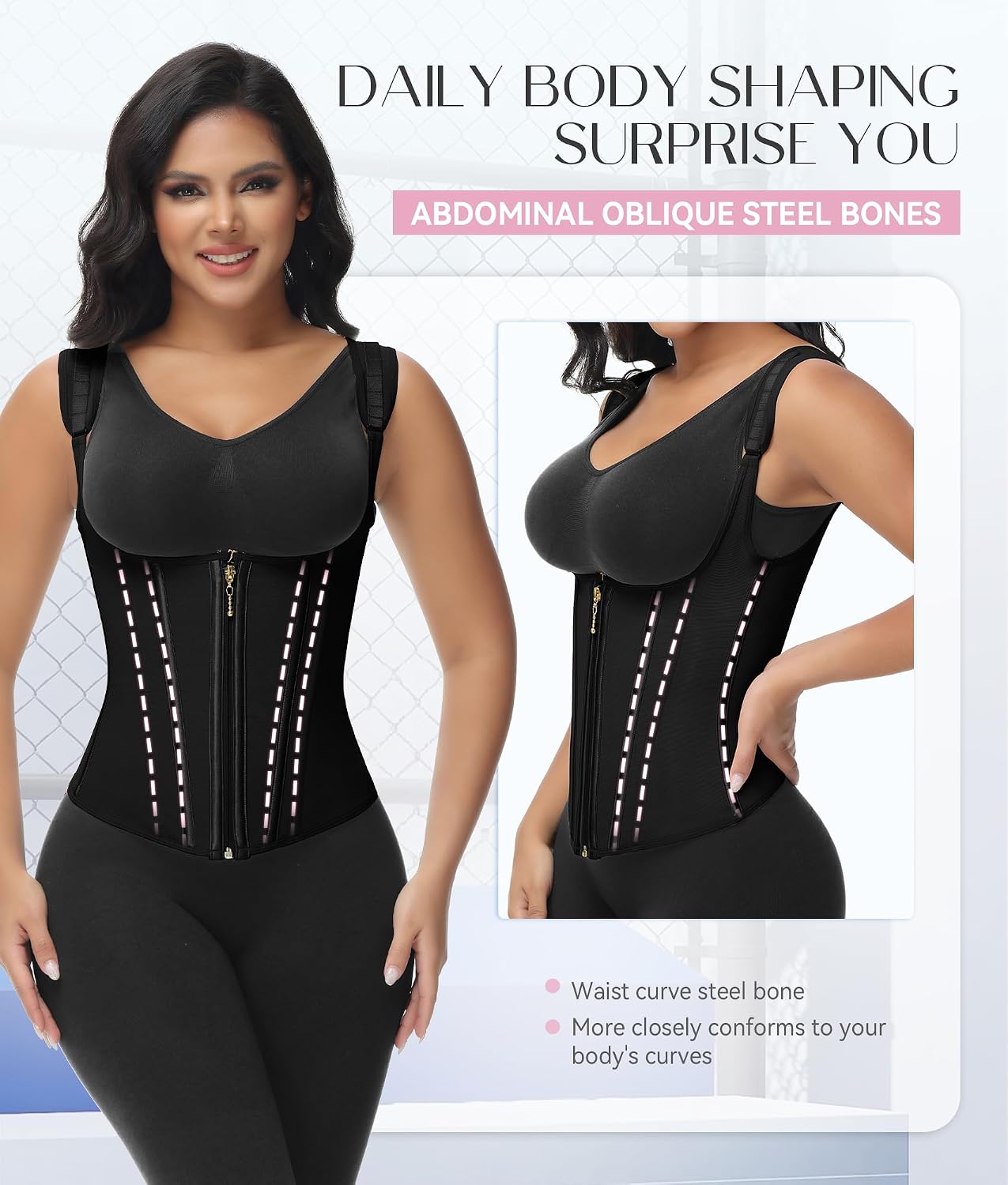 SHAPSHE Waist Trainer with Adjustable Straps — image 4