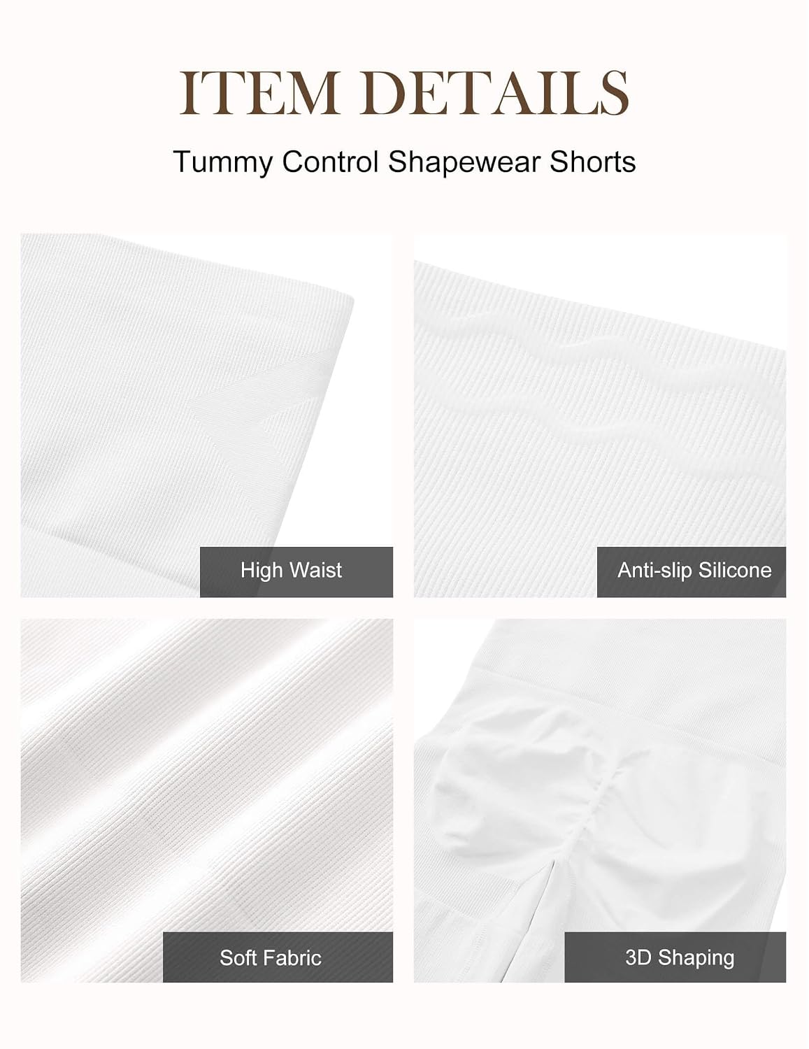HEPOE High Waist Tummy Control Shapewear Shorts — image 6