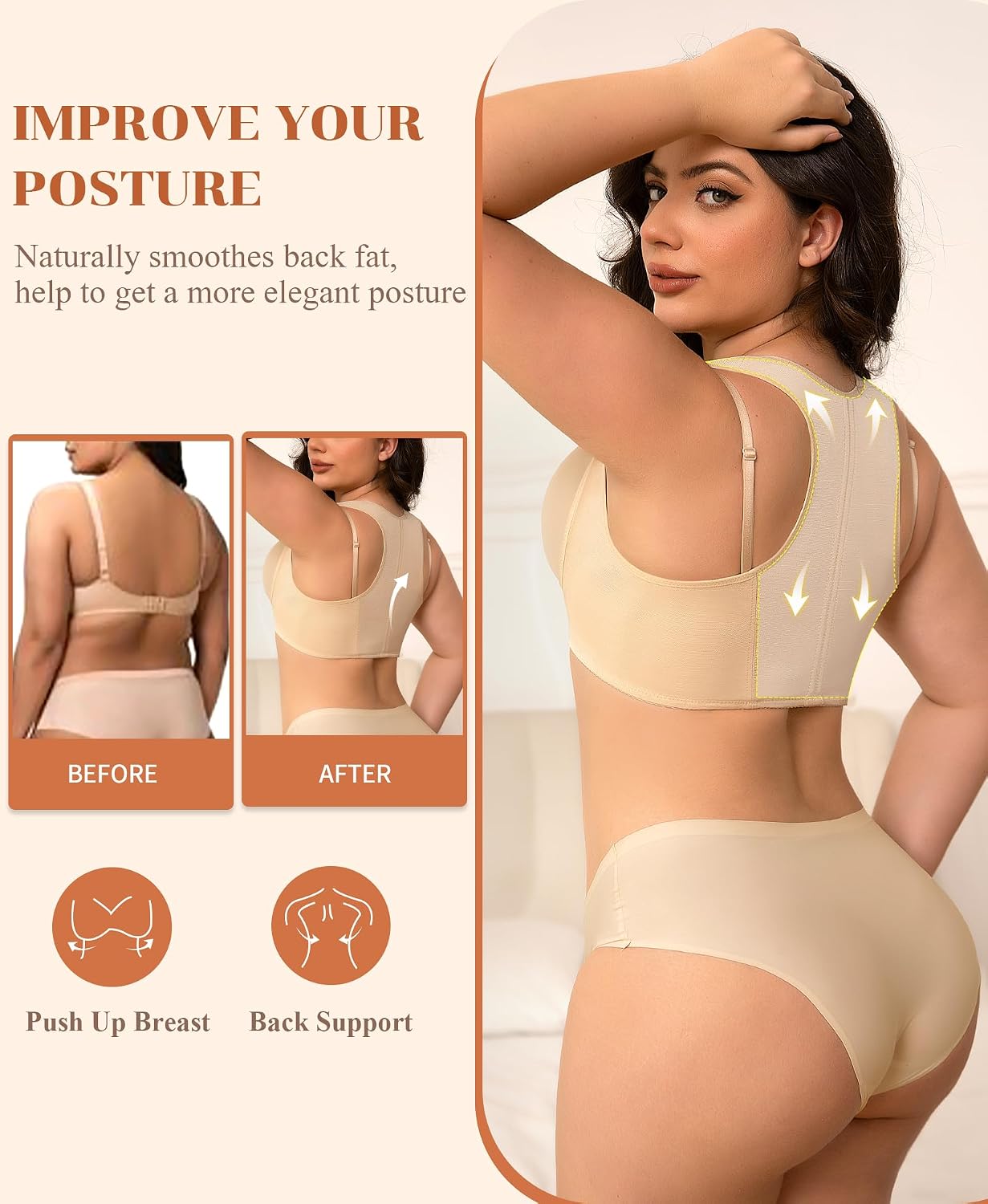 DERCA Posture Corrector Chest Brace Push Up — image 4