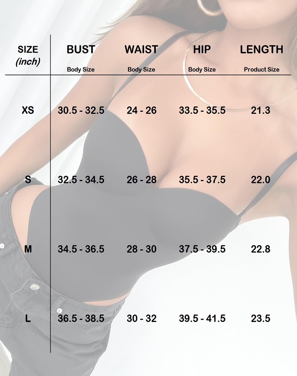 OZICERD Sweetheart Neck Cami Bodysuit with Built-In Bra — image 7