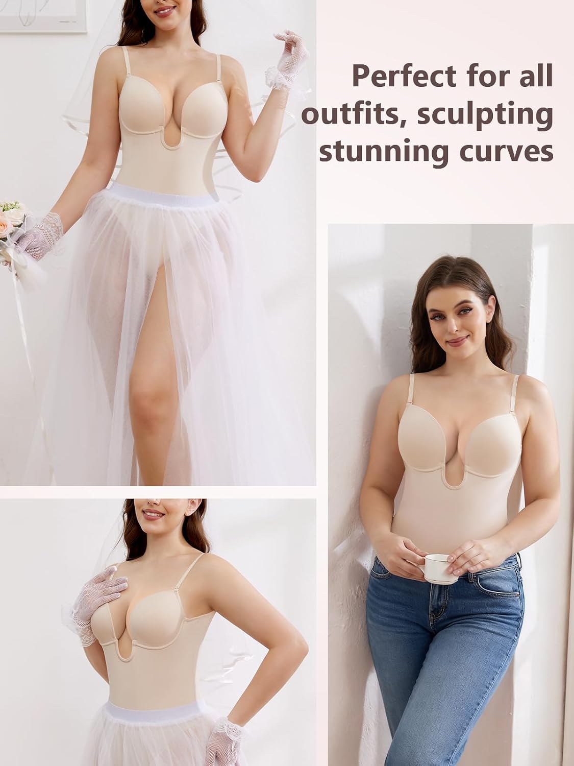 Slimers Plunge Backless Shapewear for Women — image 6