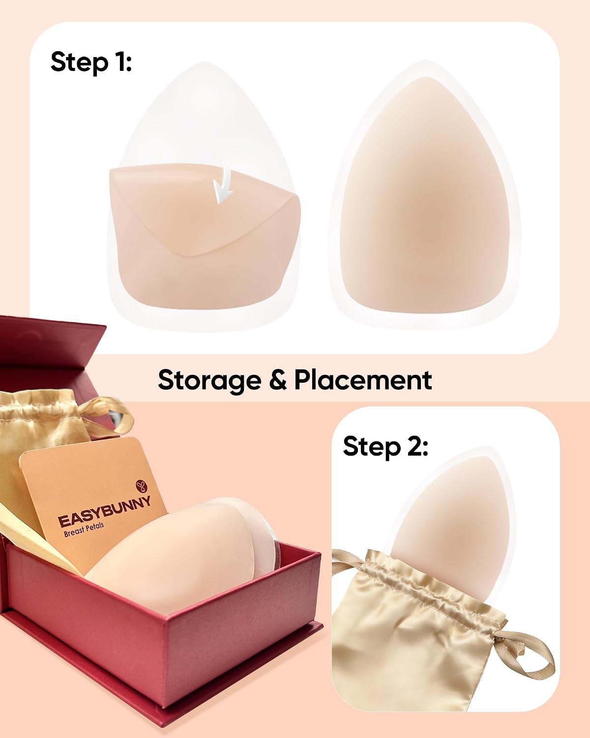 Easybunny Invisible Reusable Triangle Nipple Covers — image 7