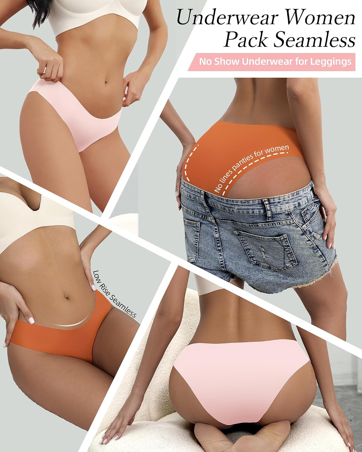 Gleedeal Seamless Bikini Panties 6-Pack — image 2