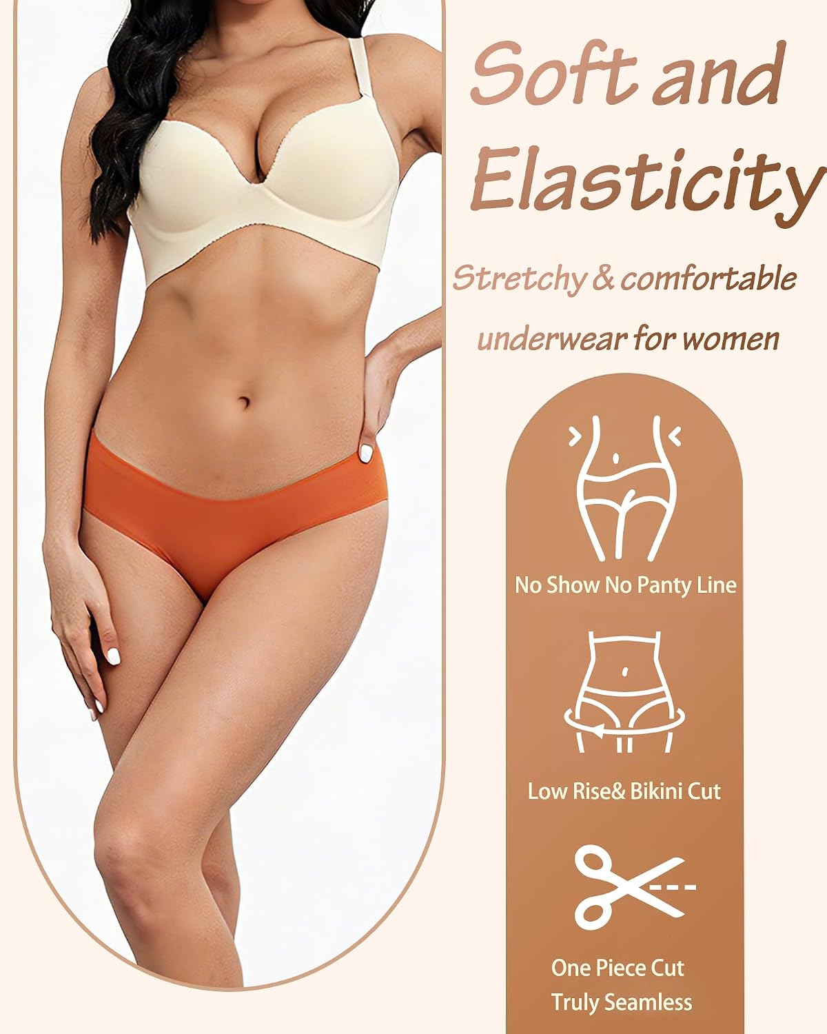Gleedeal Seamless Bikini Panties 6-Pack — image 6