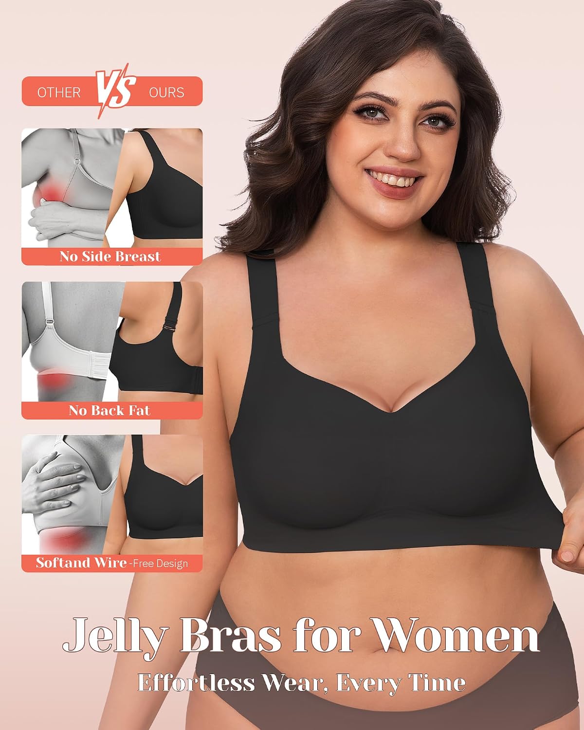 Gailife No Underwire Minimizer Bra for Women — image 5