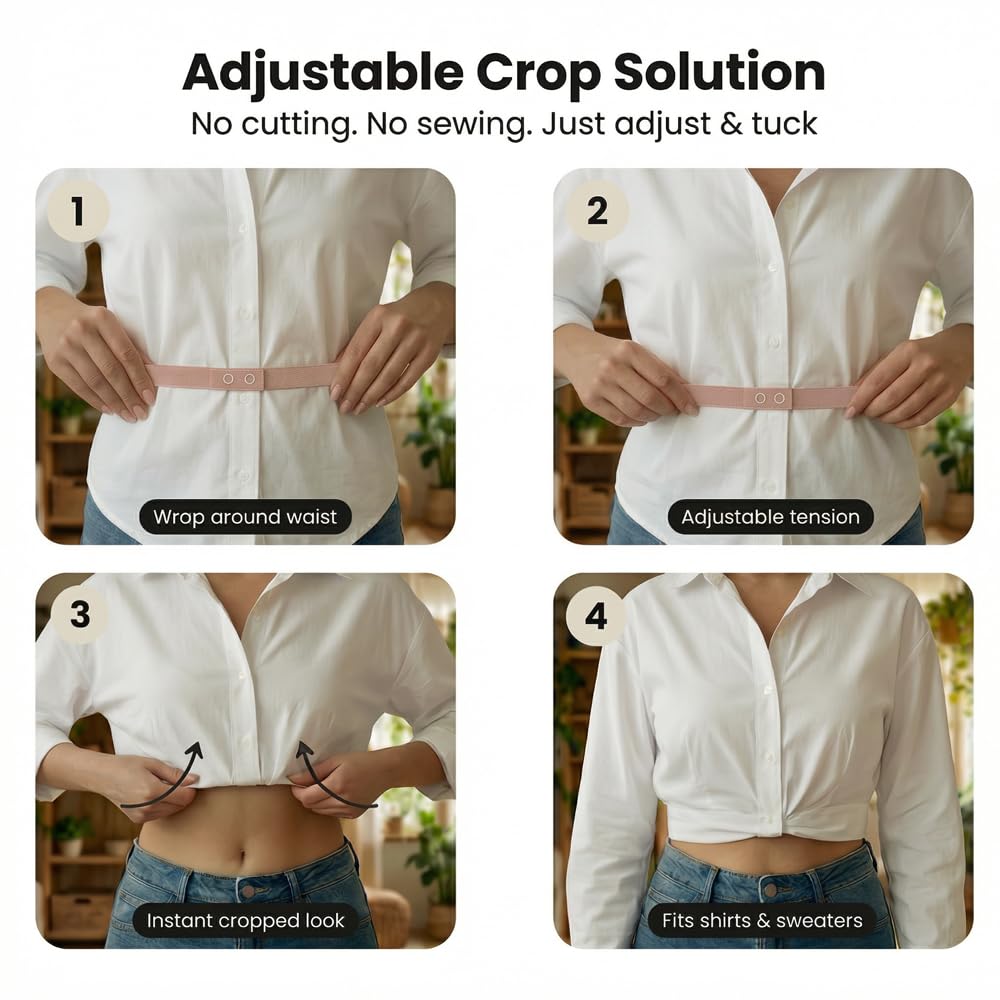 DKUUPEX Invisible Shirt Tucking Band for Women — image 2