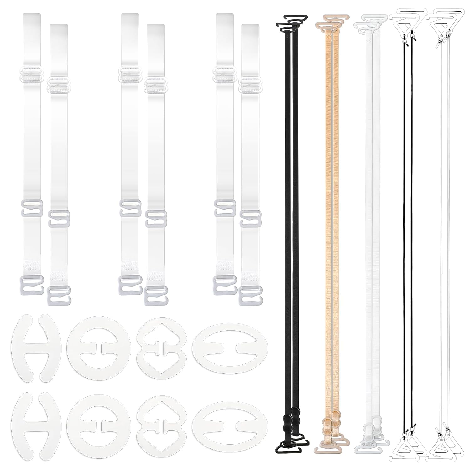 Alrhso Invisible Clear Bra Straps Set