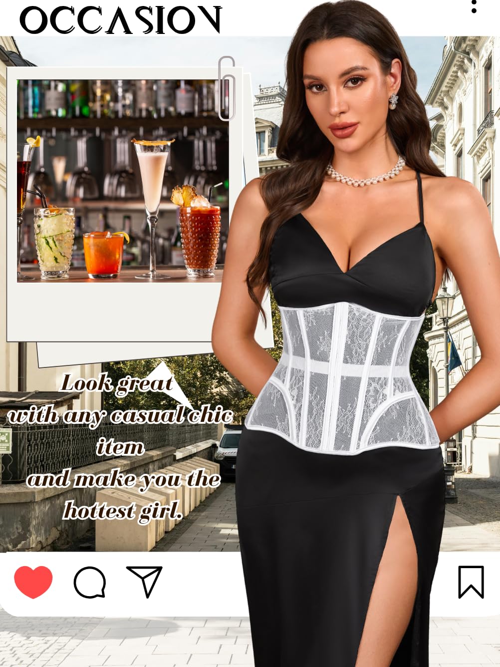 ChiaoLezhee Floral Lace Underbust Corset Belt — image 5