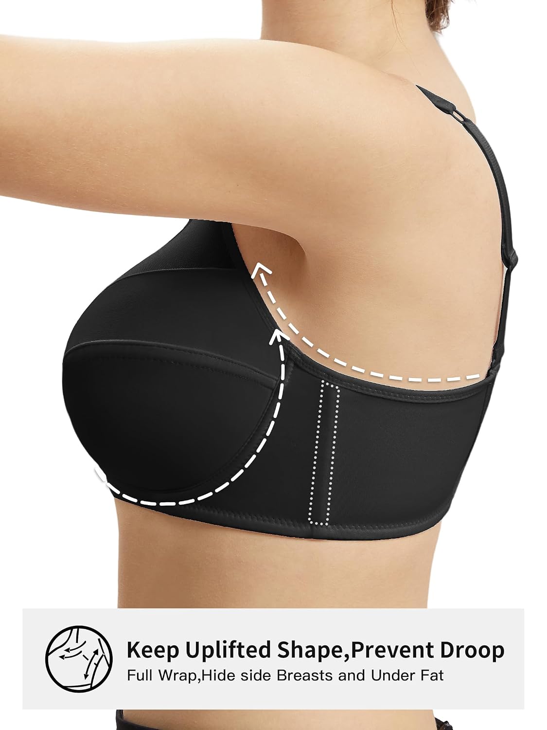 AILIVIN Underwire Minimizer Bra for Heavy Bust — image 2