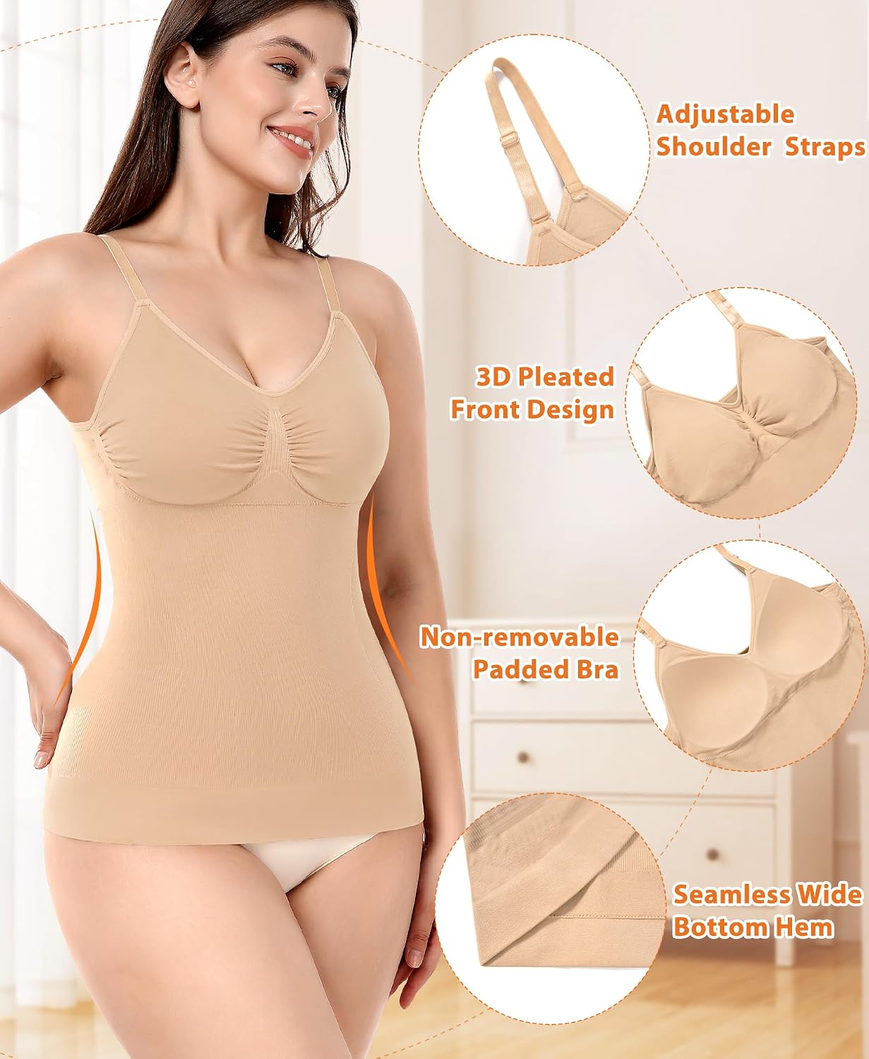 Werena Shapewear Cami with Built-in Bra — image 3